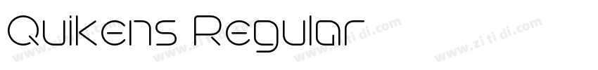 Quikens Regular字体转换 Quikens Regular字体转换